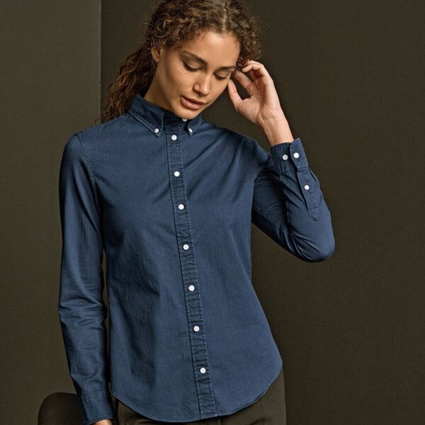 Women’s casual twill shirt (4003) Thumbnail